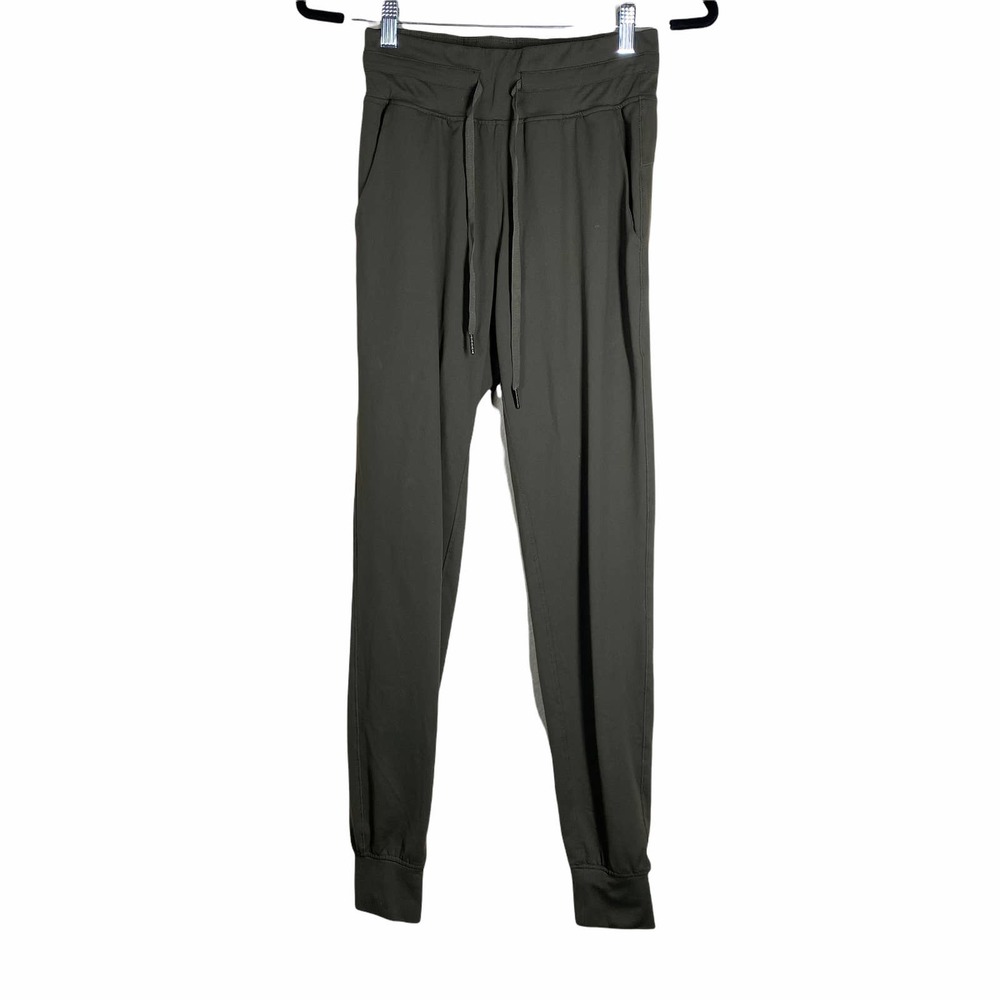 Zyia Olive ASCEND JOGGER Drawstring Waist Pants Joggers sz Medium